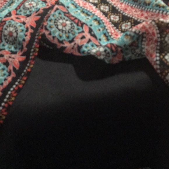 As U Wish beautiful black lace front sleeveless lined sheath midi dress size M - Picture 9 of 9